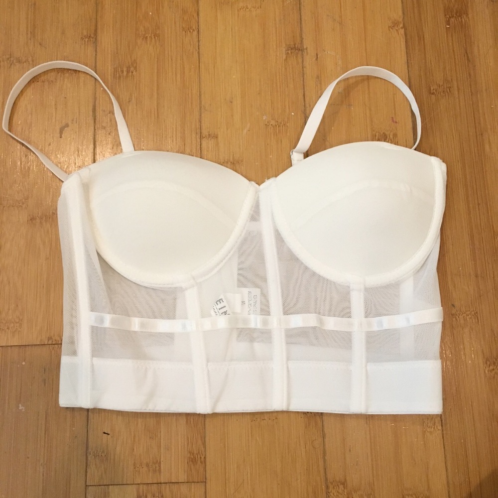 White Bralette Top